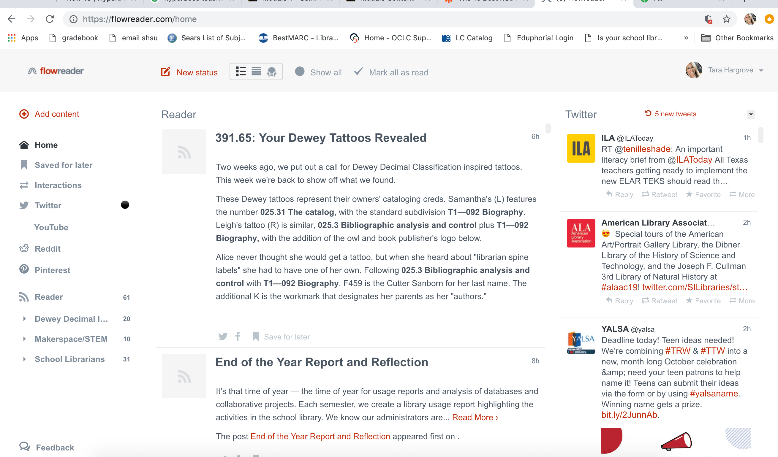 Flowreader screenshot